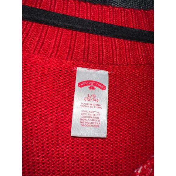 Ugly Christmas Sweater Xmas Size Large Llama - Picture 2 of 3